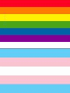 LGBTQ and Transgender flags